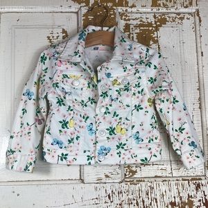 ☀️ H&M Butterfly Floral Print Jacket